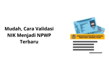 Cara Validasi NIK untuk NPWP Secara Online