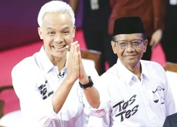 Benarkah Ganjar Mahfud Janjikan Internet Gratis Super Cepat. Pasangan calon presiden dan wakil presiden nomor urut 3, Ganjar-Mahfud