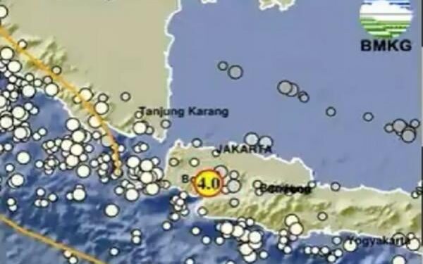 Gempa Terkini Guncang Bogor, Jakarta, dan Sekitarnya