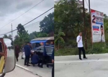 Wow! Ban Mobil Presiden Bocor, Jokowi Pilih Jalan Kaki!