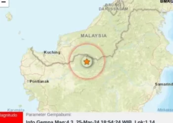 Gempa Guncang Kabupaten Kapuas Hulu, Kalimantan Barat