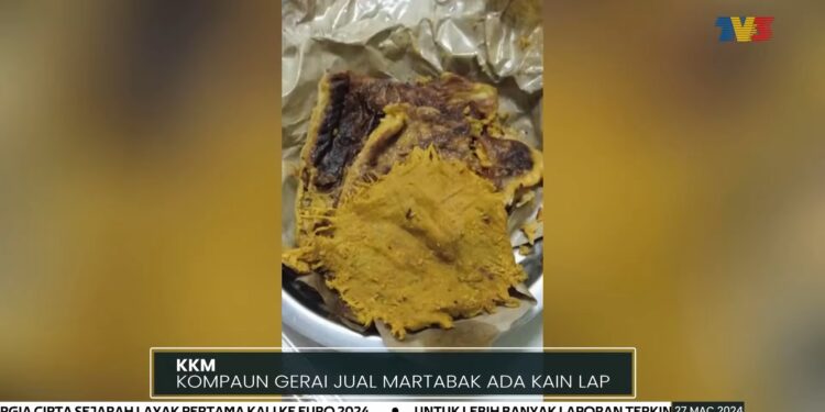 Kaget Temuan Kain Lap di Dalam Martabak Saat Bazar Ramadan
