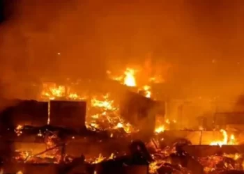 Kebakaran Menghanguskan 95 Unit Rumah di Palmerah