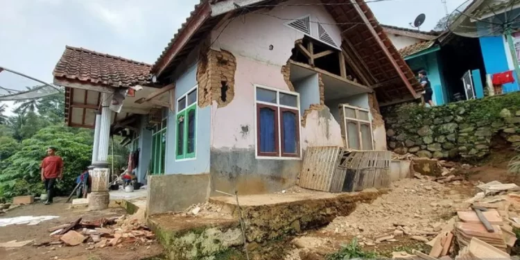 Gempa Magnitudo 6,2 Guncang Garut, 267 Rumah Rusak