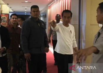 Presiden Jokowi Tiba di Hotel Claro Kendari