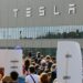 Demo Penggiat Iklim Terhadap Ekspansi Pabrik Tesla di Jerman