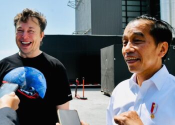 Peresmian Starlink oleh Presiden Jokowi dan Elon Musk di Bali