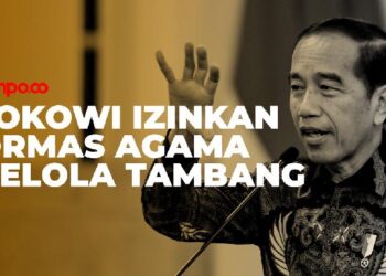 VIRAL Presiden Jokowi Izinkan Ormas Kelola Tambang