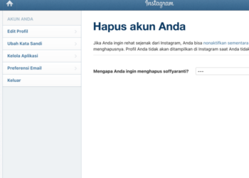 Ini Cara Menghapus Akun Instagram Permanen atau Sementara