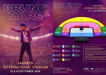Tiket Konser Bruno Mars di Jakarta 13-14 September Sold Out!