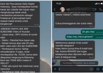 Penipuan Lowongan Kerja Likes YouTube: Dua Pelaku Ditangkap